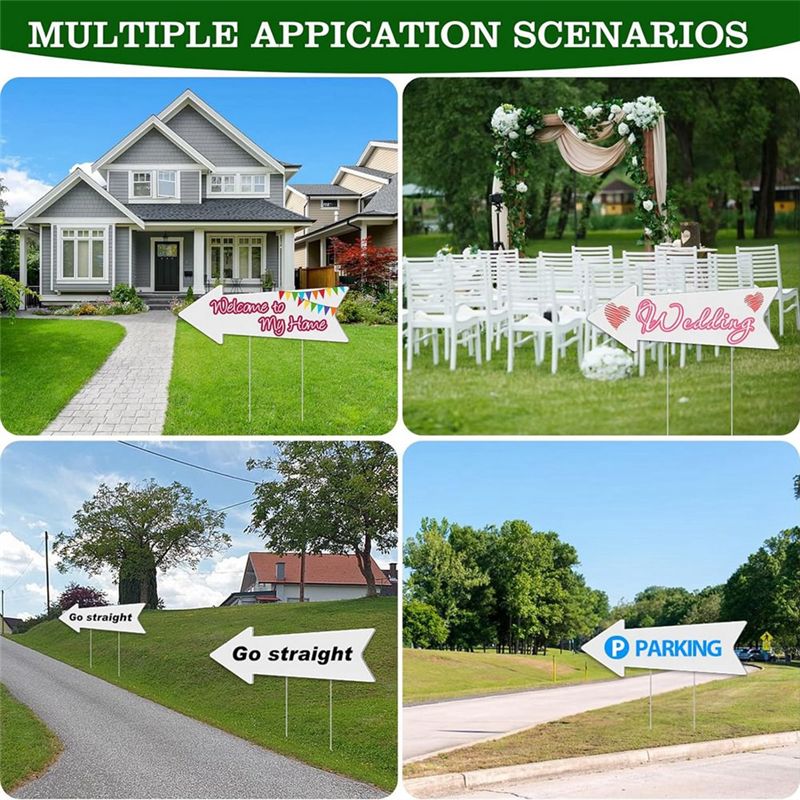A68P-Directional Arrows Signs  - Yard Sign Blank incelemesi ve fiyatı