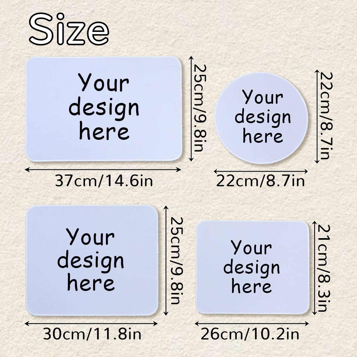 Custom Logo Mouse Pad, Persona - Mouse Pad Blank Sublimation incelemesi ve fiyatı