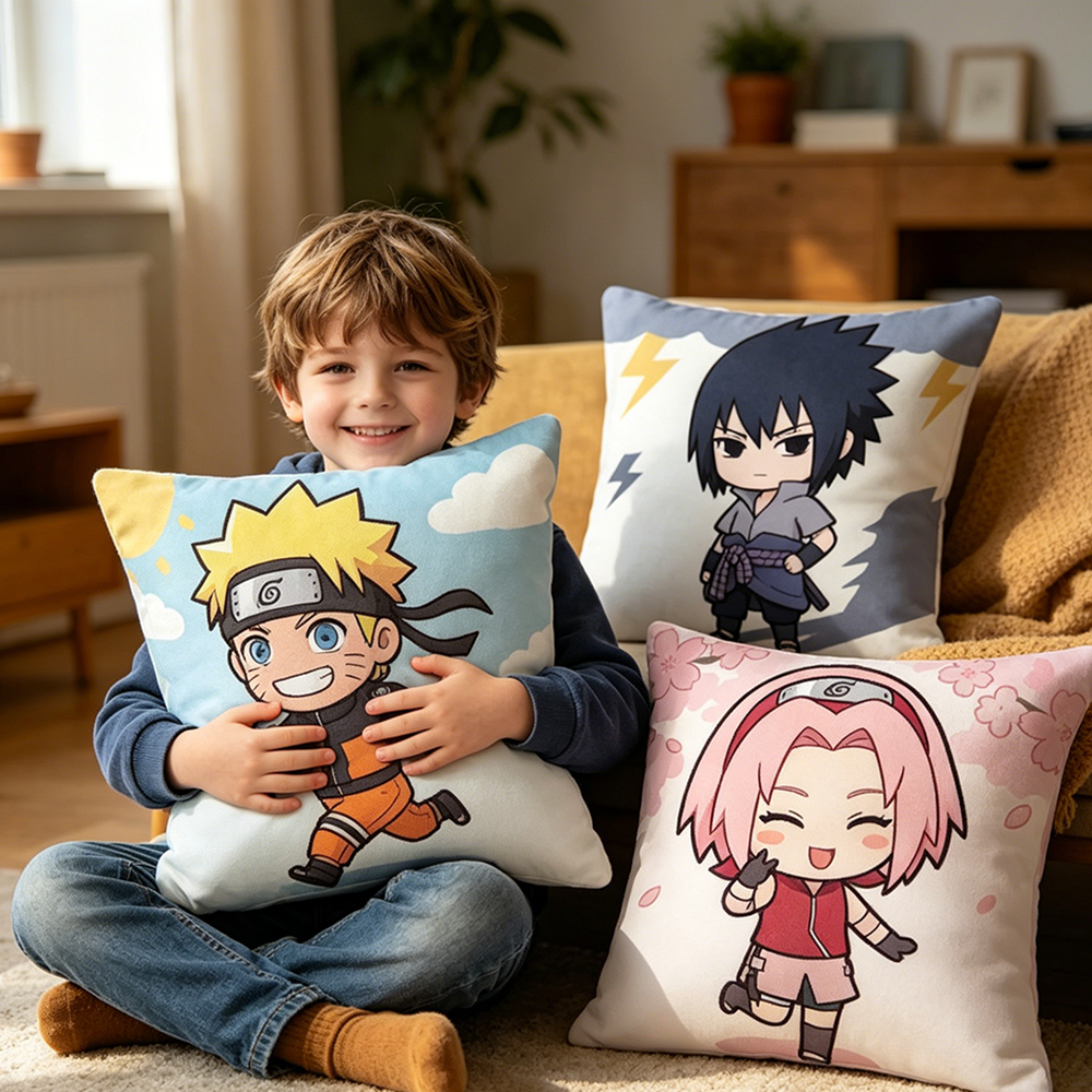 Uzumaki Naruto Fashion Decor T - Pillow Cover Sublimation incelemesi ve fiyatı