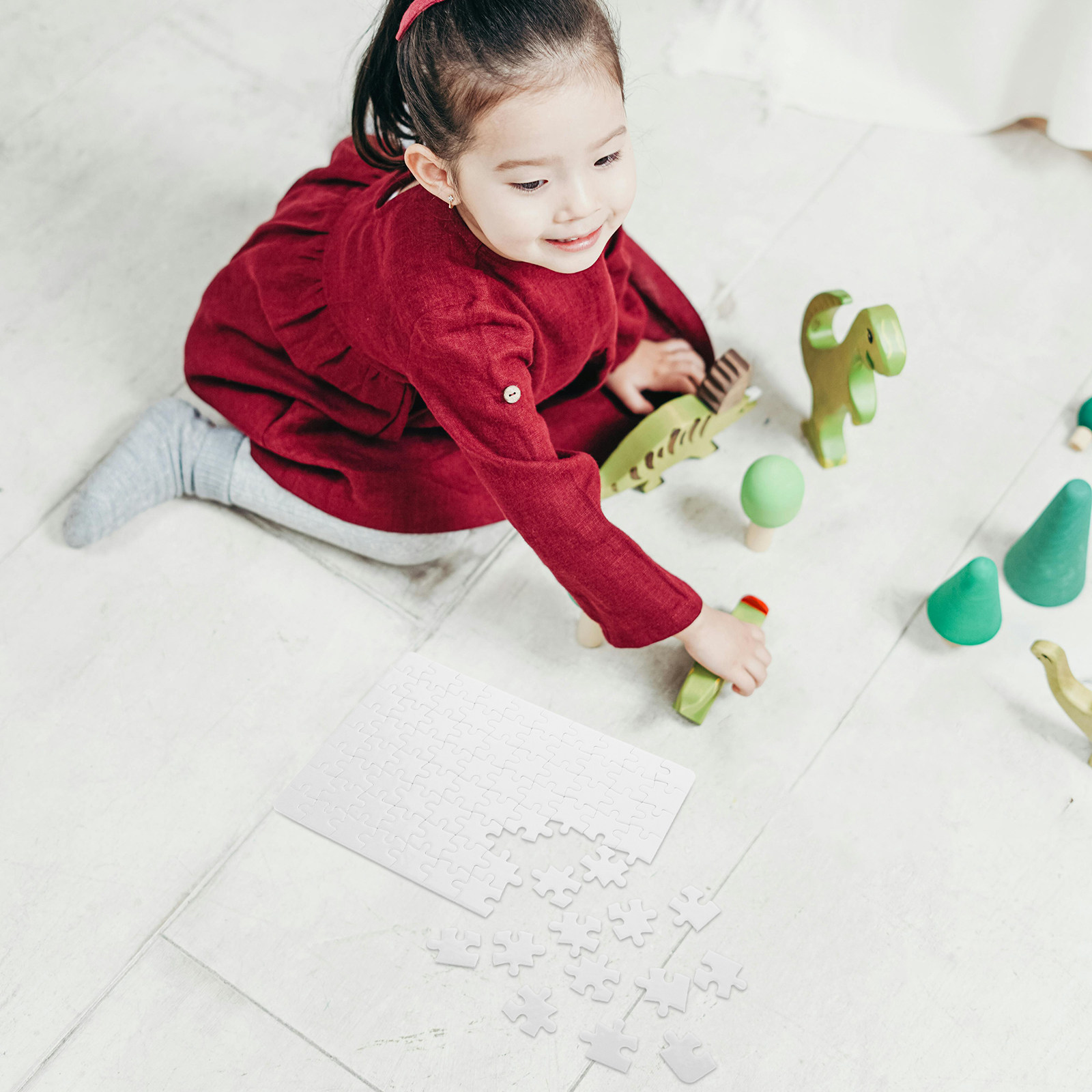 4 Sheets Sublimation Blank Puz - Puzzle Blank White incelemesi ve fiyatı