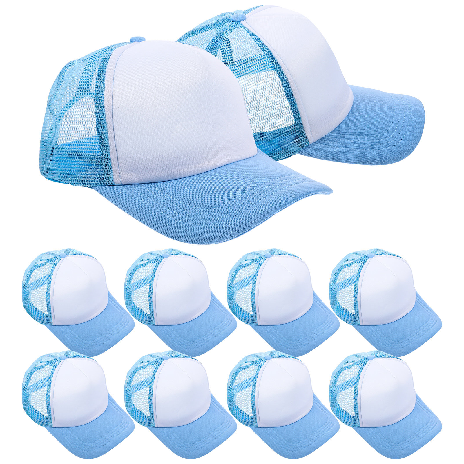 10Pcs Sublimation Blank Baseba - Hat Sublimation Blank incelemesi ve fiyatı