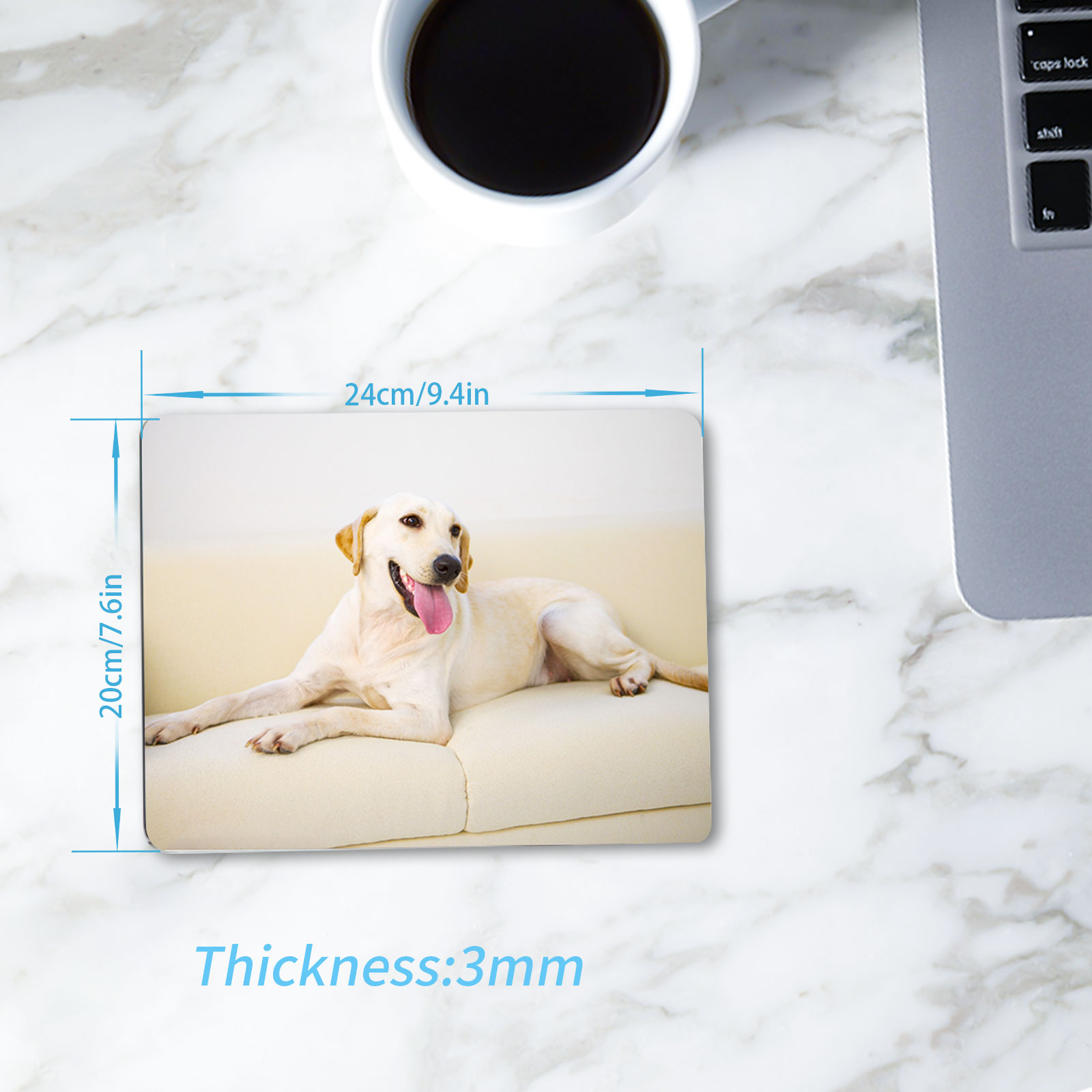 8pcs Sublimation Mouse Pad Bla - Mouse Pad Blank Sublimation incelemesi ve fiyatı