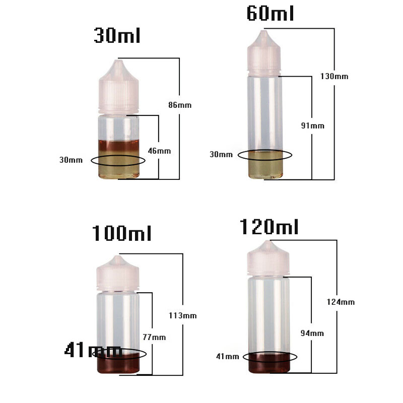 5pcs 30ml/60ml/100ml/120ml Pla - Water Bottle Blank incelemesi ve fiyatı