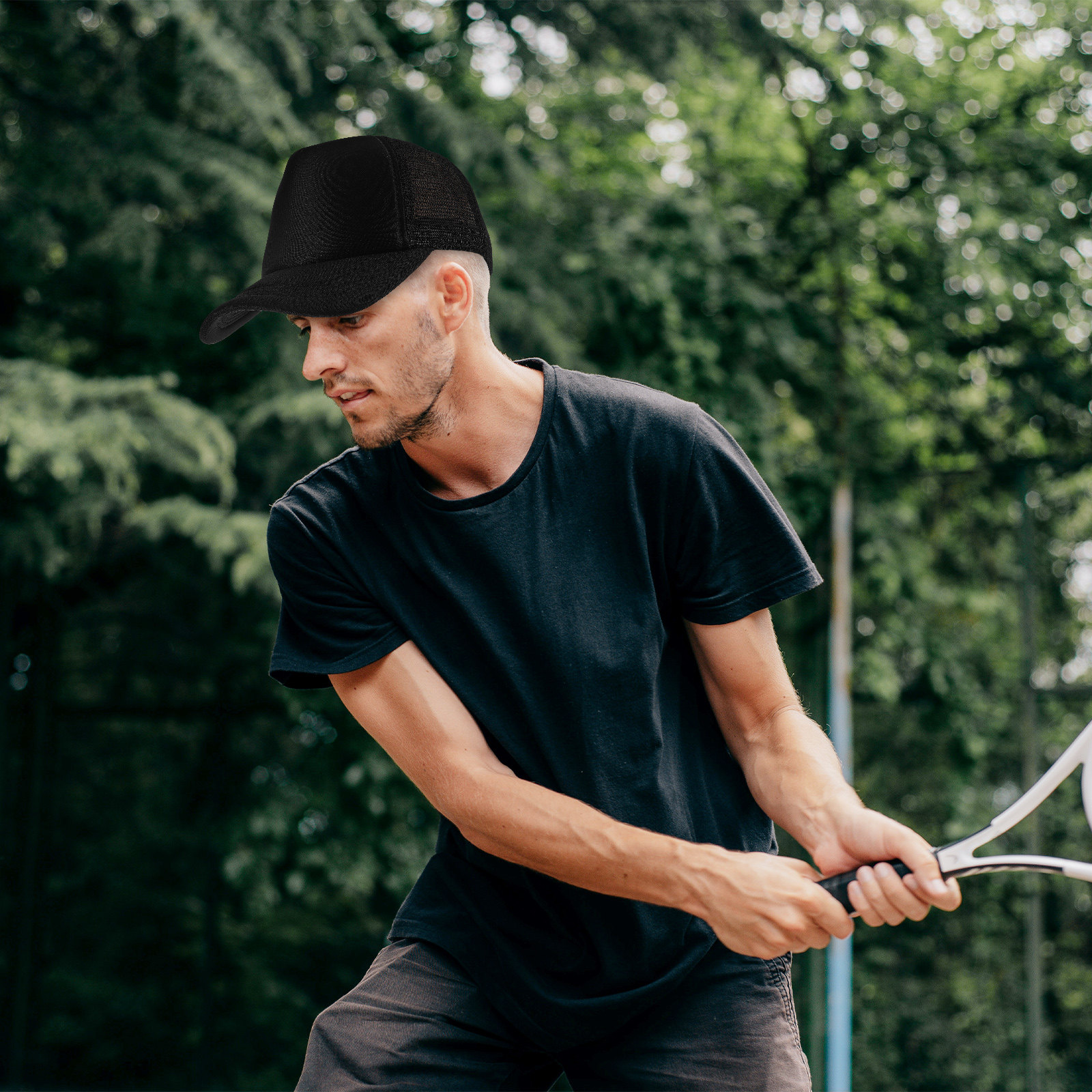 10 Black DIY Blank Mesh Baseba - Hat Sublimation Blank incelemesi ve fiyatı