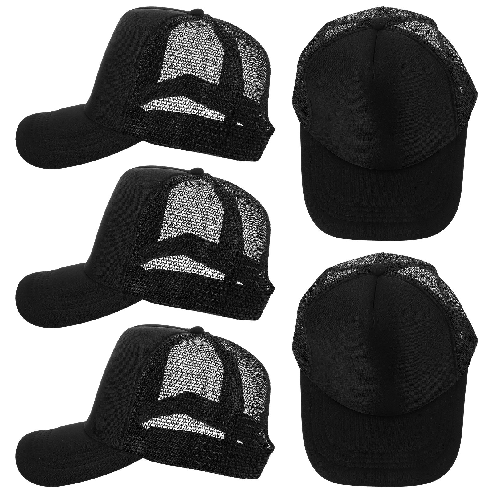 10 Black DIY Blank Mesh Baseba - Hat Sublimation Blank incelemesi ve fiyatı