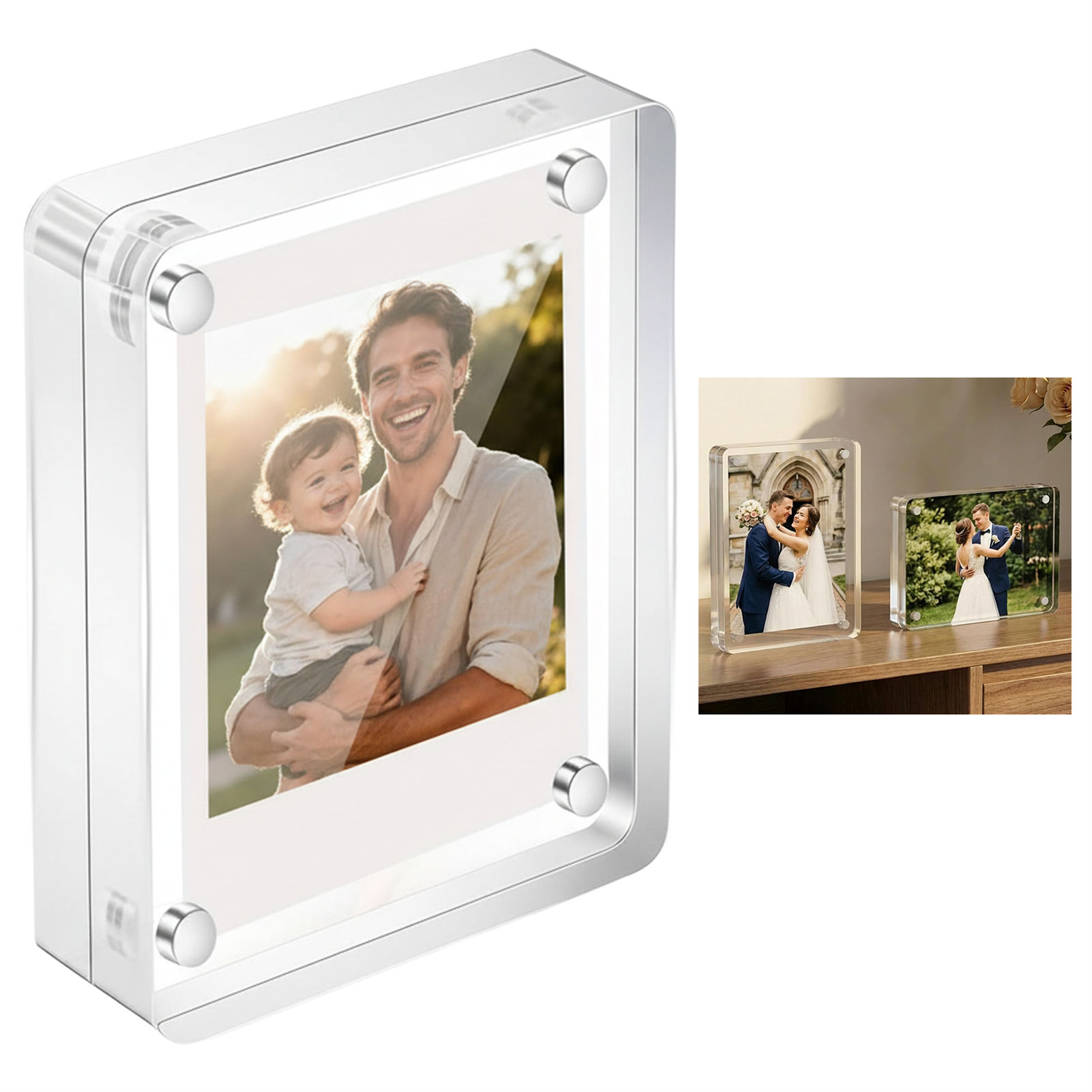 Acrylic Magnetic Photo Frame 2 - Photo Acrylic Block incelemesi ve fiyatı