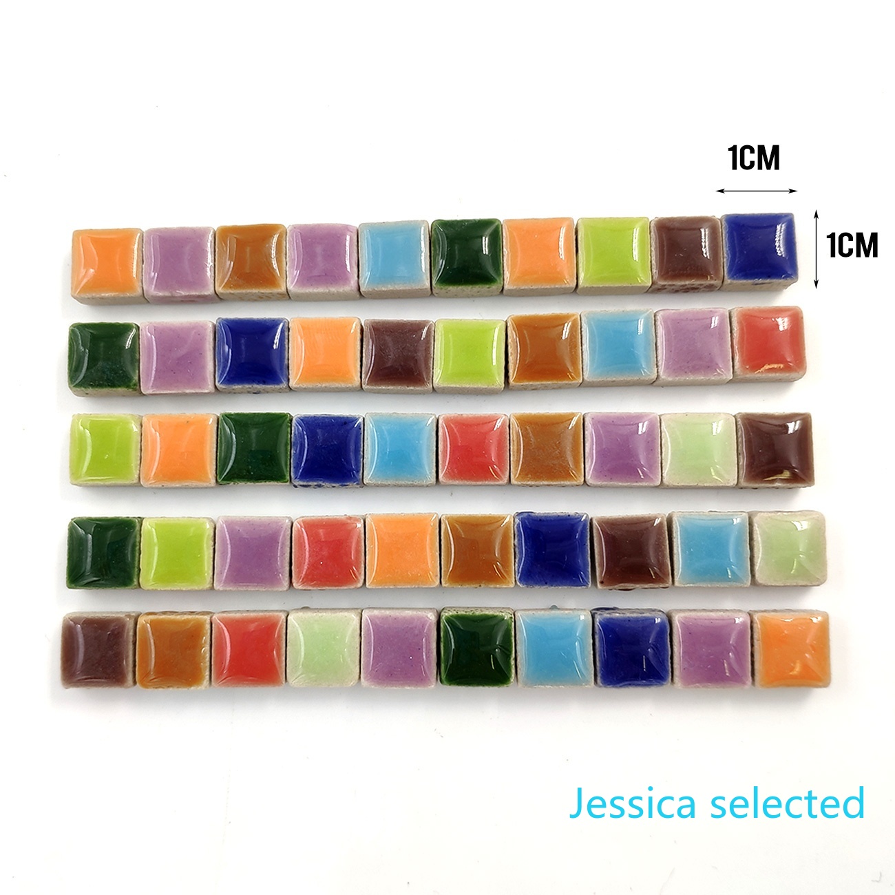 100g DIY Ceramic Mosaic Tiles  - Ceramic Tile Blank incelemesi ve fiyatı