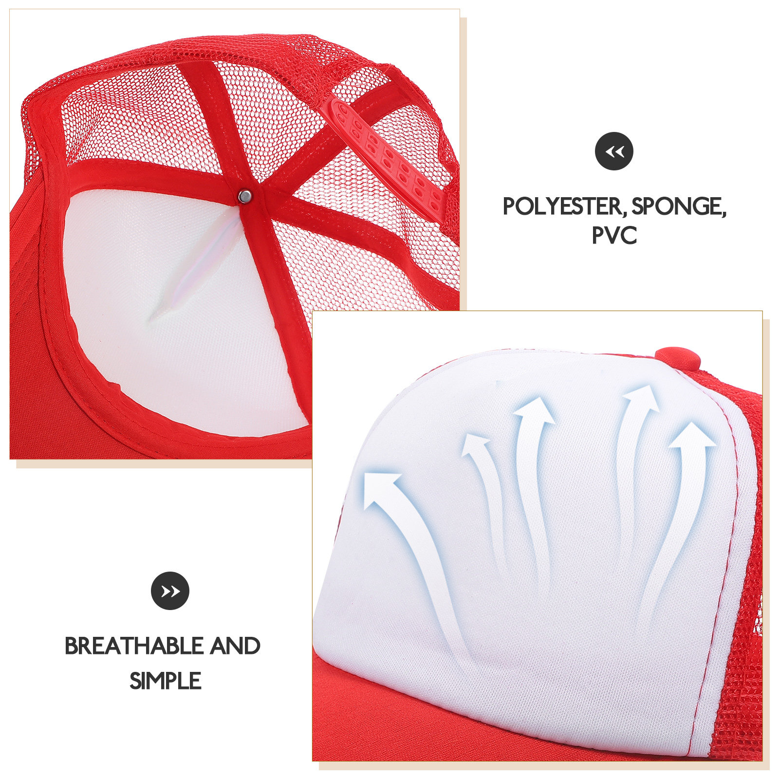 10Pcs Sublimation Blank Mesh B - Hat Sublimation Blank incelemesi ve fiyatı